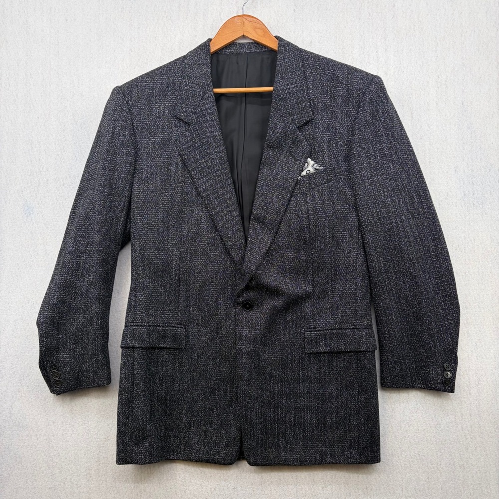 Bill Kaiserman By Forall Mens Gray Wool Blend 2 Piece Suit Made in Italy Size 50